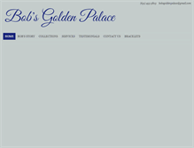 Tablet Screenshot of bobsgoldenpalace.com